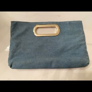 Blue Jean clutch, no flaws